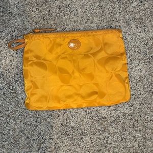Coach zip organizer pouch